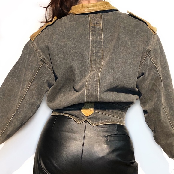 VINTAGE BB DAKOTA JEANS JACKET - Picture 3 of 11